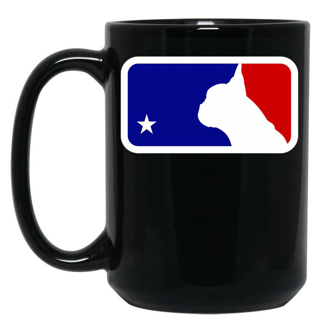 French Bulldog Usa Black Coffee Mug, Gift Coffee Mug