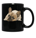 French Bulldog Black Coffee Mug, Gift Coffee Mug - Black