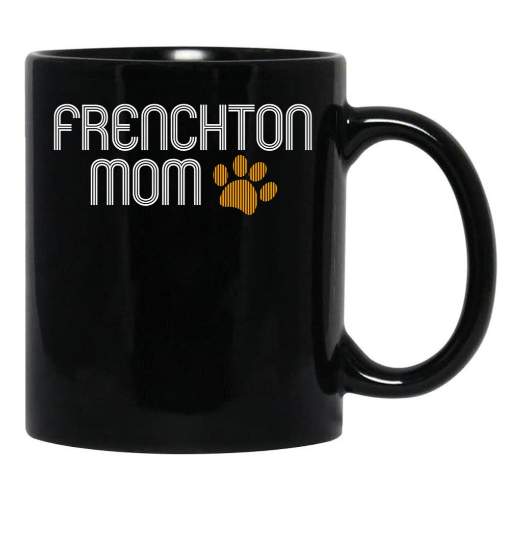 Frenchton Mom Black Coffee Mug, Gift Coffee Mug - Black