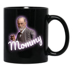 Freud Mommy Meme Classic Black Coffee Mug, Gift Coffee Mug - Black