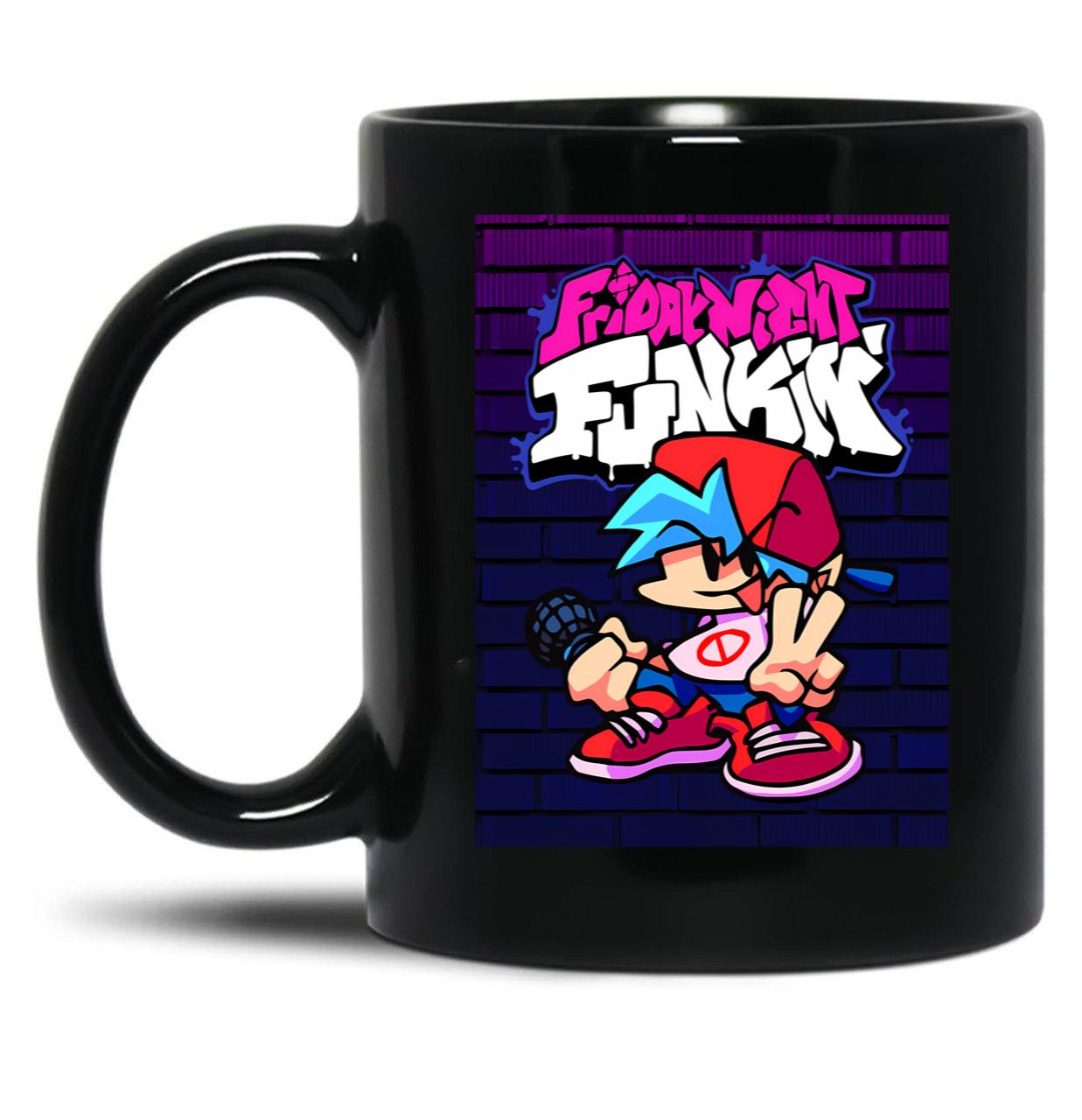 Friday Night Funkin Boyfriend Classic For Fans For Men And Women Black Coffee Mug, Gift Coffee Mug