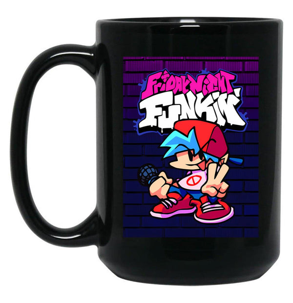 Friday Night Funkin Boyfriend Classic For Fans For Men And Women Black Coffee Mug, Gift Coffee Mug - Black