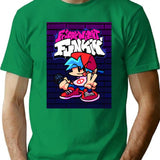Friday Night Funkin Boyfriend Classic  For Fans For Men And Women Premium Heavyweight Cotton T-Shirt - Green