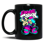 Friday Night Funkin Black Coffee Mug, Gift Coffee Mug