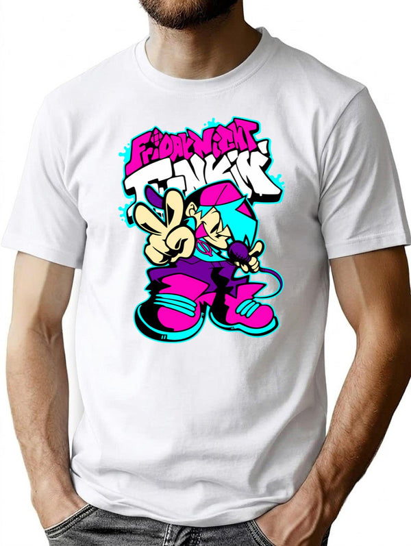Friday Night Funkin Premium Heavyweight Cotton T-Shirt - White