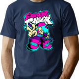 Friday Night Funkin Premium Heavyweight Cotton T-Shirt - Navy