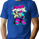 Friday Night Funkin Premium Heavyweight Cotton T-Shirt - Blue