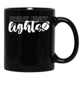 Friday Night Lights Football Game Day Spirit Black Coffee Mug, Gift Coffee Mug - Black