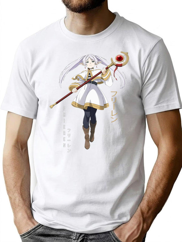 Frieren - Sousou No Frieren Premium Heavyweight Cotton T-Shirt - White