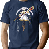 Frieren - Sousou No Frieren Premium Heavyweight Cotton T-Shirt - Navy