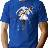 Frieren - Sousou No Frieren Premium Heavyweight Cotton T-Shirt - Blue