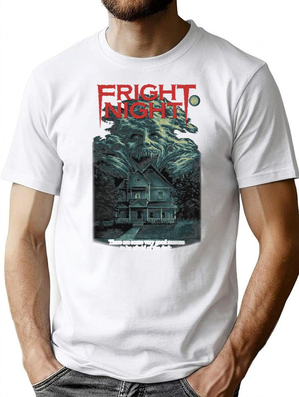 Fright Night Classic Premium Heavyweight Cotton T-Shirt - White
