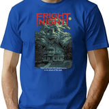 Fright Night Classic Premium Heavyweight Cotton T-Shirt - Blue