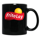 Fritolay Logo for Fans Black Coffee Mug, Gift Coffee Mug - Black