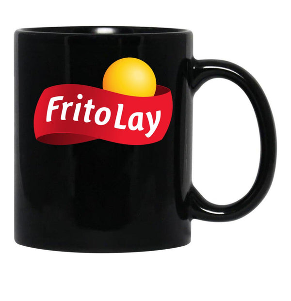 Fritolay Logo for Fans Black Coffee Mug, Gift Coffee Mug - Black