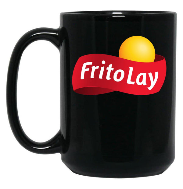 Fritolay Logo for Fans Black Coffee Mug, Gift Coffee Mug - Black