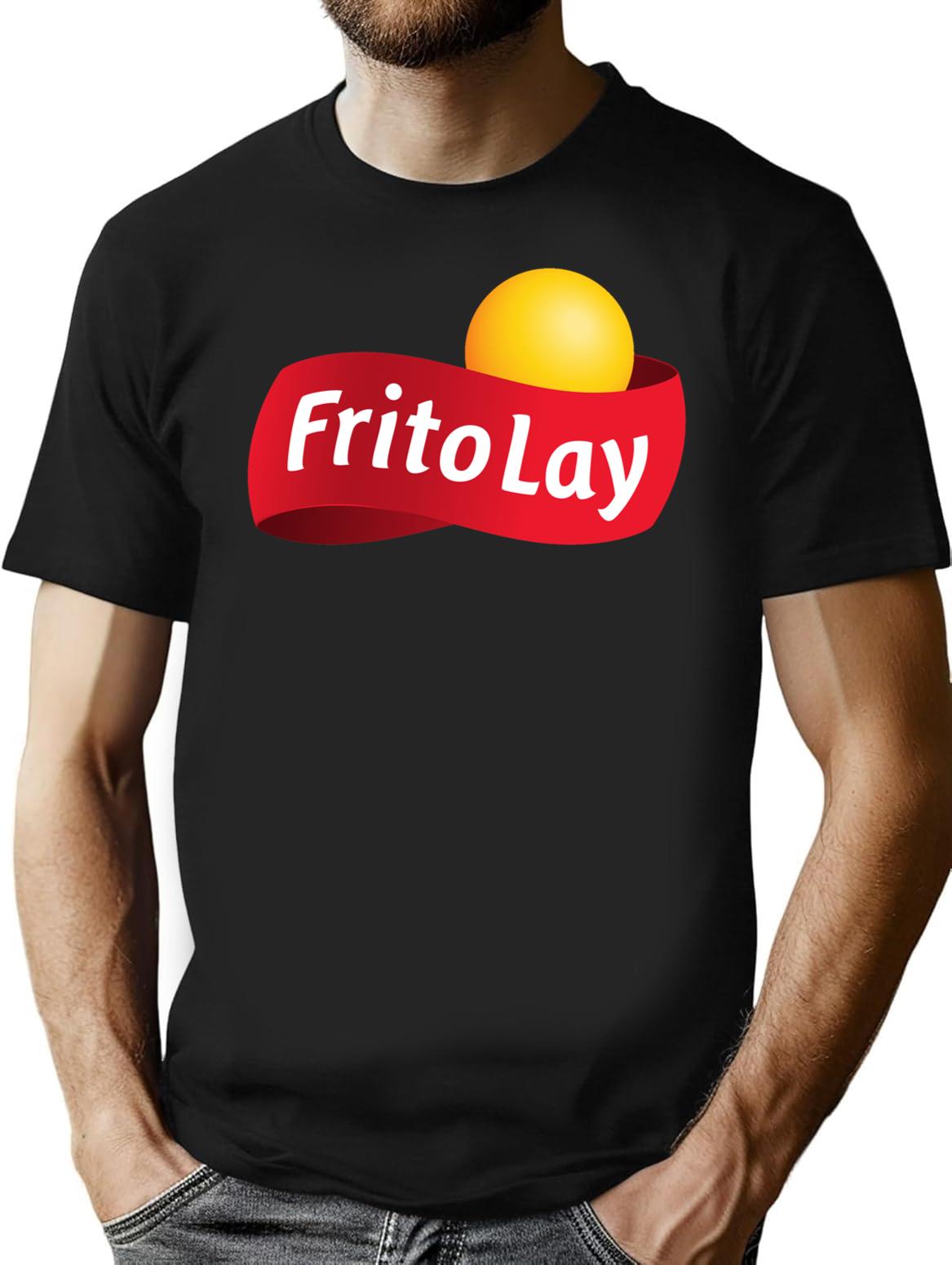 Fritolay Logo for Fans Premium Heavyweight Cotton T-Shirt - Black