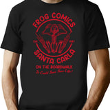 Frog Comics - Santa Carla T-Shirt for Men & Women, T-Shirts Graphic Tee - Black