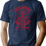 Frog Comics - Santa Carla T-Shirt for Men & Women, T-Shirts Graphic Tee - Navy