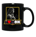 From Egyape ArtistsMom I Love You (3Rd Design) Black Coffee Mug, Gift Coffee Mug - Black