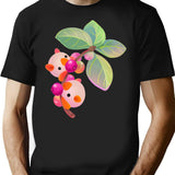 Fruit And Bat - Dark T-Shirt for Men & Women, T-Shirts Graphic Tee - Black