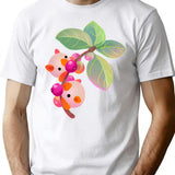 Fruit And Bat - Dark T-Shirt for Men & Women, T-Shirts Graphic Tee - White