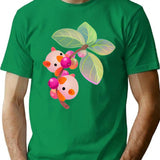 Fruit And Bat - Dark T-Shirt for Men & Women, T-Shirts Graphic Tee - Green