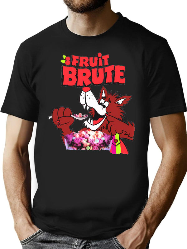 Fruit Brute - Vintage Discontinued Cereal Shirts Premium Heavyweight Cotton T-Shirt - Black