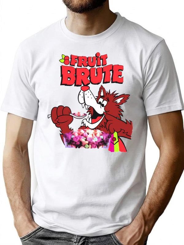 Fruit Brute - Vintage Discontinued Cereal Shirts Premium Heavyweight Cotton T-Shirt - White