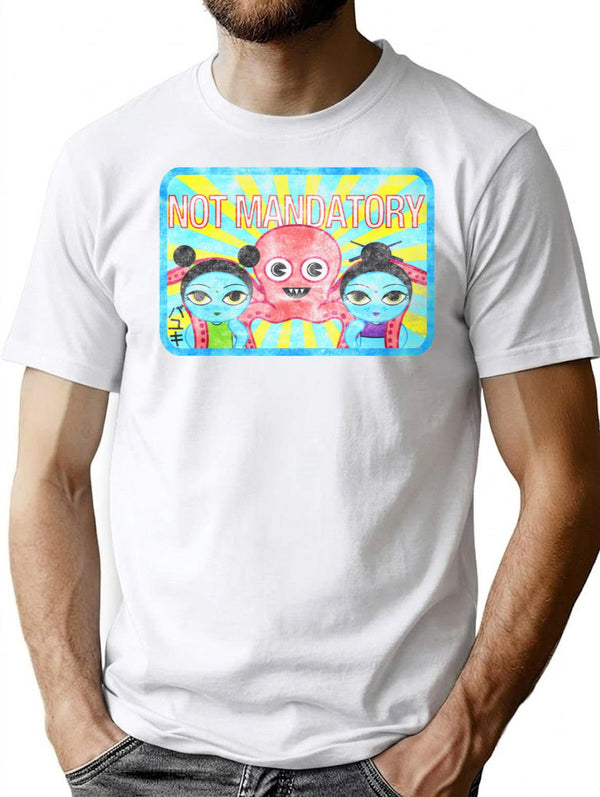 Fruity Oaty Bar Not Mandatory - Vintagedistressed (Fireflyserenity) T-Shirt for Men & Women, T-Shirts Graphic Tee - White