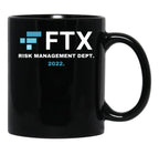 Ftx Risk Management Department Coffee Mug Black Coffee Mug, Gift Coffee Mug - Black