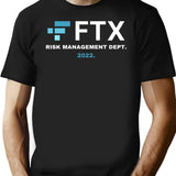 Ftx Risk Management Department Premium Heavyweight Cotton T-Shirt - Black