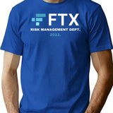 Ftx Risk Management Department Premium Heavyweight Cotton T-Shirt - Blue