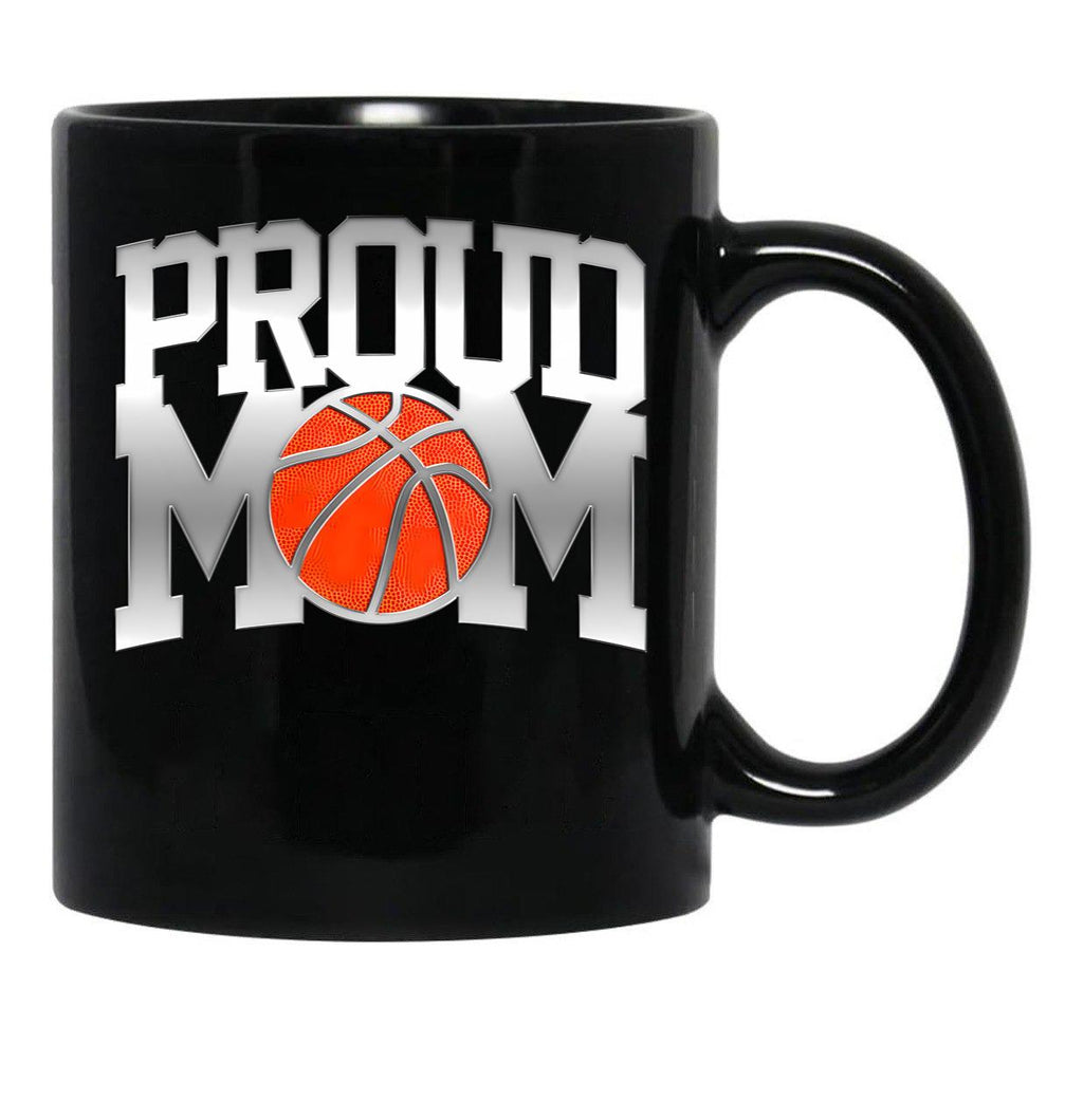 Fun Basketball Mom Gift Awesome Design Cool Quote Meme Black Coffee Mug, Gift Coffee Mug - Black