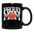 Fun Basketball Mom Gift Awesome Design Cool Quote Meme Black Coffee Mug, Gift Coffee Mug - Black