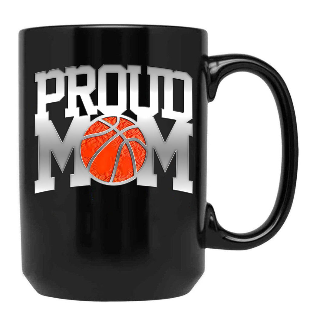 Fun Basketball Mom Gift Awesome Design Cool Quote Meme Black Coffee Mug, Gift Coffee Mug