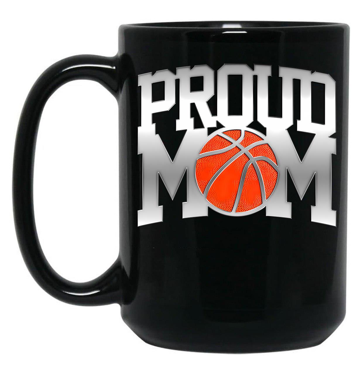 Fun Basketball Mom Gift Awesome Design Cool Quote Meme Black Coffee Mug, Gift Coffee Mug