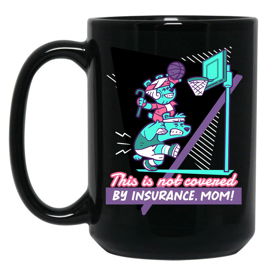 Fun Graphic For Families Who Love Basketball Black Coffee Mug, Gift Coffee Mug