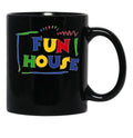 Fun House Black Coffee Mug, Gift Coffee Mug - Black