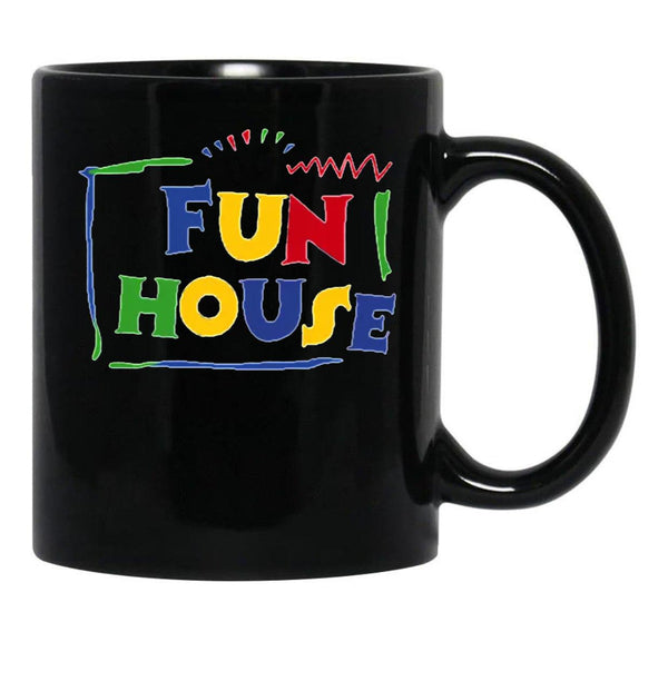 Fun House Black Coffee Mug, Gift Coffee Mug - Black