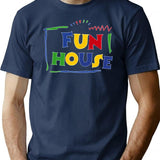 Fun House Premium Heavyweight Cotton T-Shirt - Navy