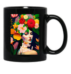 Fun Mom Black Coffee Mug, Gift Coffee Mug - Black