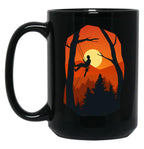 Funny Arborist I Woodworker Gift Chainsaw Black Coffee Mug, Gift Coffee Mug