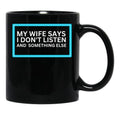 Funny Aussie Shirt Black Coffee Mug, Gift Coffee Mug - Black