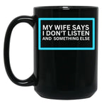 Funny Aussie Shirt Black Coffee Mug, Gift Coffee Mug