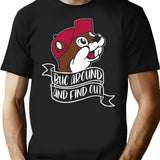 Funny BUC Around and Find Out Premium Heavyweight Cotton T-Shirt - Black