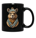 Funny Capymama Capybara Mother'S Day Design Black Coffee Mug, Gift Coffee Mug - Black