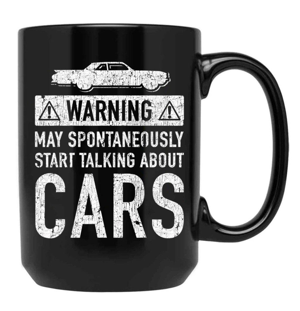 Funny Car Lover Gift - Garage Owner Car Fixer Enthusiast Black Coffee Mug, Gift Coffee Mug