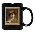 Funny Cat Black Coffee Mug, Gift Coffee Mug - Black