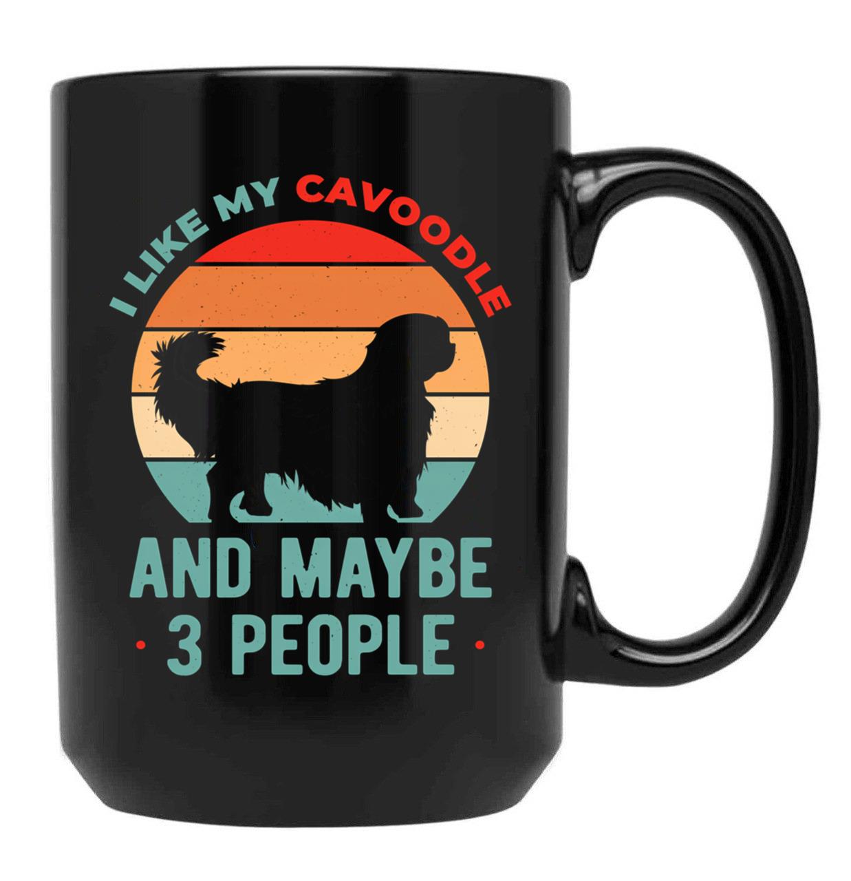Funny Cavoodle Black Coffee Mug, Gift Coffee Mug